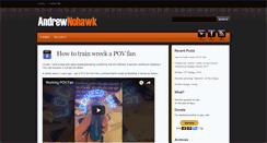 Desktop Screenshot of andrewmohawk.com